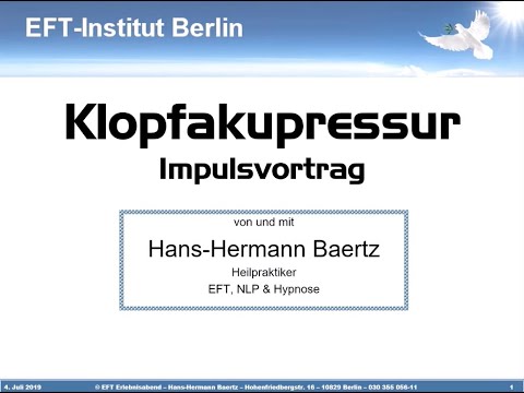 Impuls Vortrag: Was ist EFT Klopfakupressur?